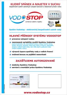 Leták pro partnery systém Vodostop 2