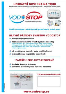 Leták pro partnery systém Vodostop 3